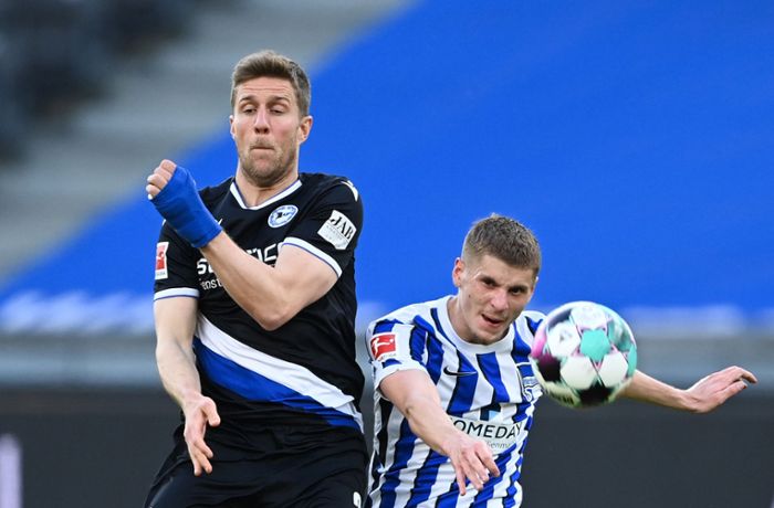 Trotz Mega-Rotation: Hertha geht gegen Bielefeld die Puste aus