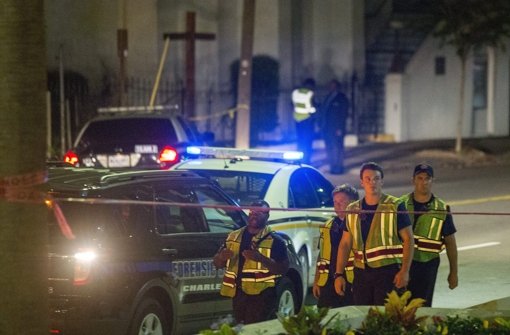 Blutbad in einer Kirche im US-Bundesstaat South Carolina: Ein Mann erschießt neun Menschen. Foto: EPA