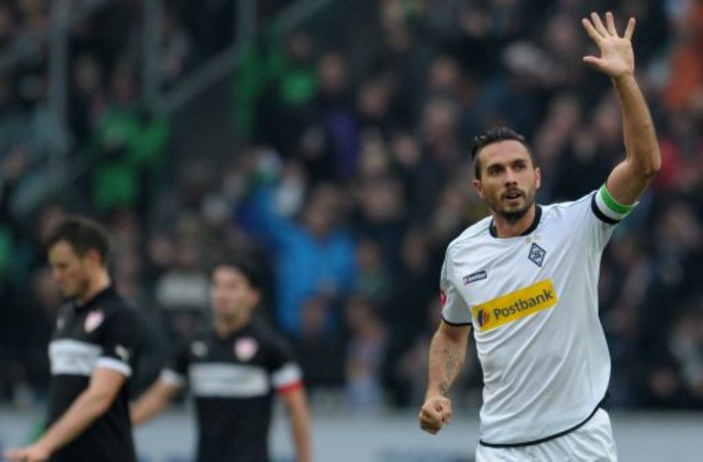 ... feuert Thierse Borussia Mönchengladbach (Foto: Gladbachs Martin Stranzl) an.