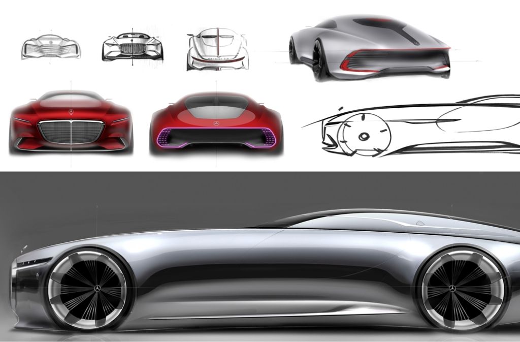 Die Designstudie der Vision Mercedes-Maybach