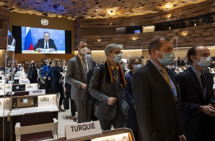 Dutzende Länder verlassen bei Lawrow-Rede in Genf den Saal