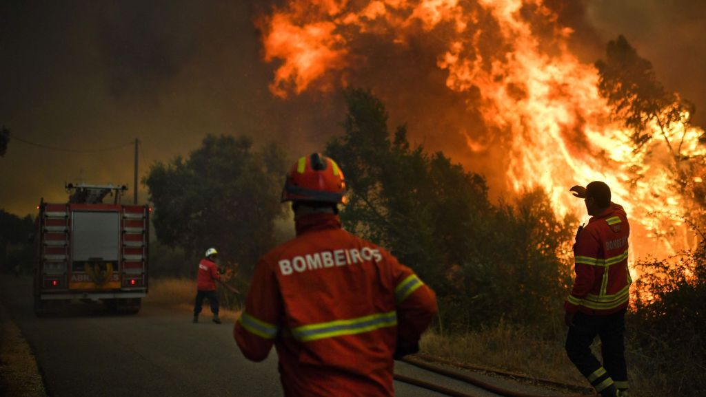 Waldbrände in Portugal: 3000 Feuerwehrleute kämpfen gegen das Feuer