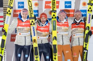 Deutsche Skispringer triumphieren mit WM-Gold