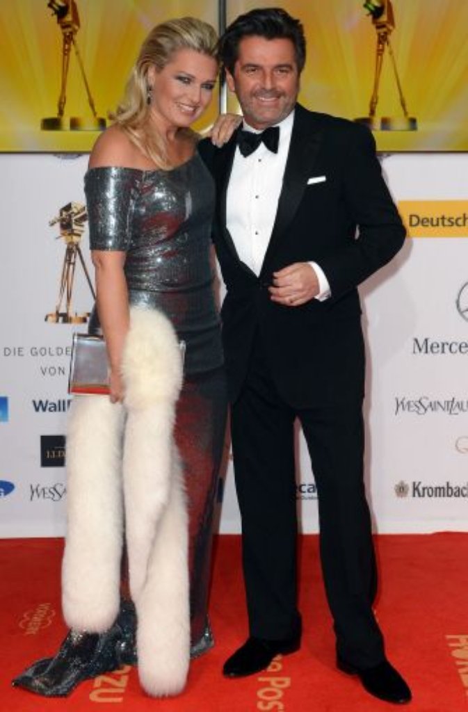 Sänger Thomas Anders (rechts) und seine Frau Claudia.