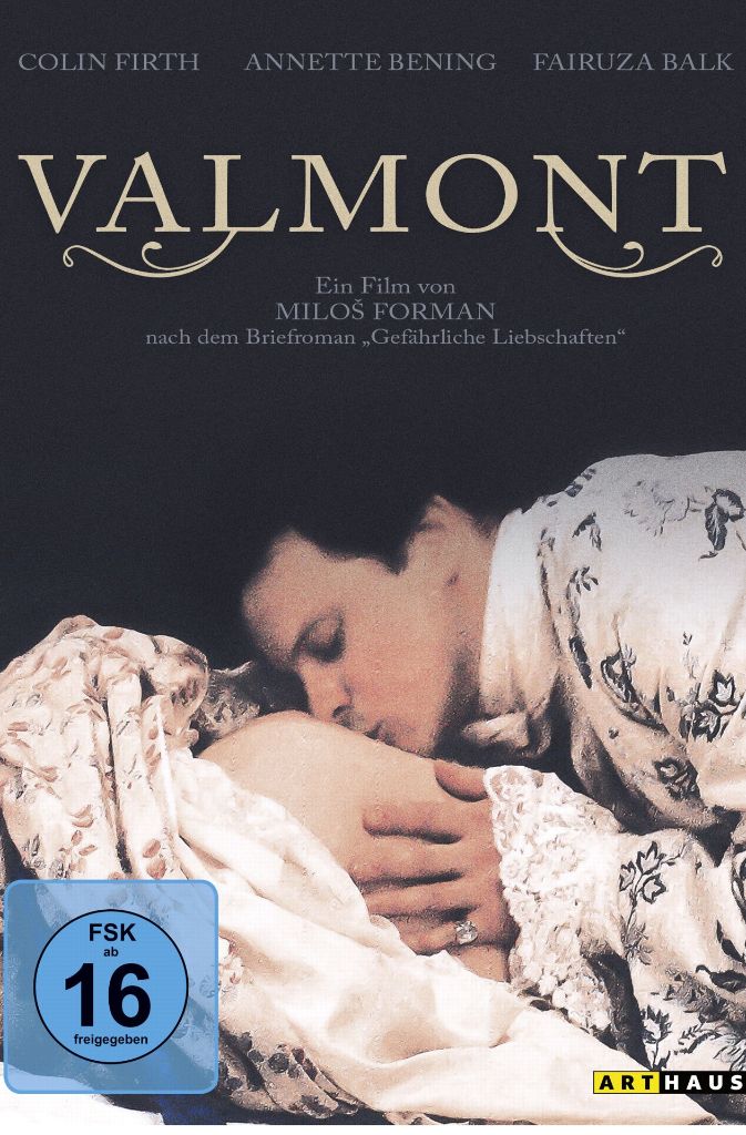 Jetzt in einer aufgefrischten Version auf DVD: Miloš Formans „Valmont“. In der 1989 in den Kinos gezeigten Filmversion des Briefromans „Gefährliche Liebschaften“ von Pierre-Ambroise-François Choderlos de Laclos ist Colin Firth als Titelheld zu sehen.