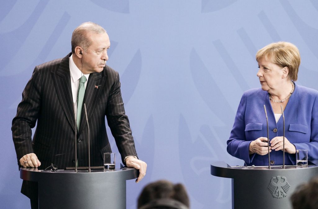 Bundeskanzlerin Angela Merkel hatte im Vorfeld angekündigt, auch Kritisches mit Erdogan zu besprechen.