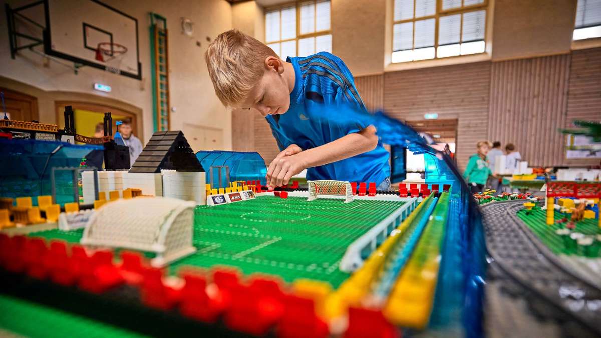 Aktion in  Murrhardt: Eine kunterbunte Lego-Stadt entsteht