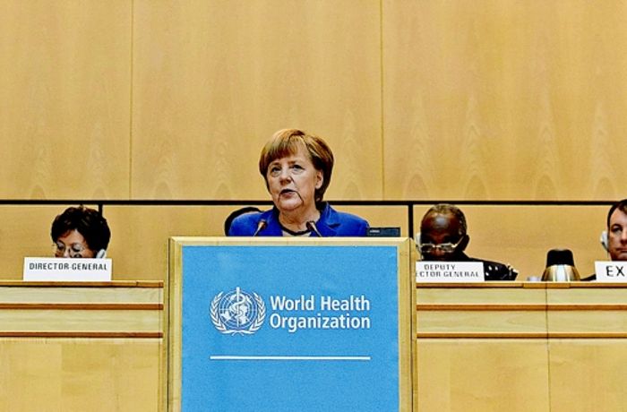 Weltgesundheitsorganisation WHO: Merkel will Reform