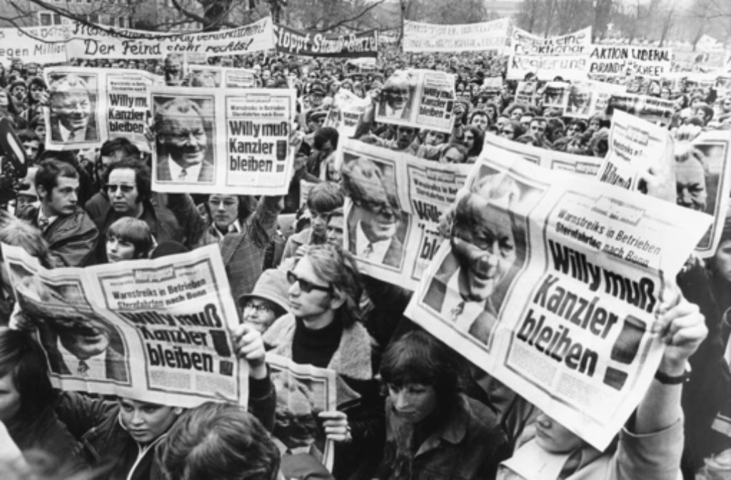 1972: "Willy wählen" - selten mobilisierte eine Bundestagswahl so viele Menschen.