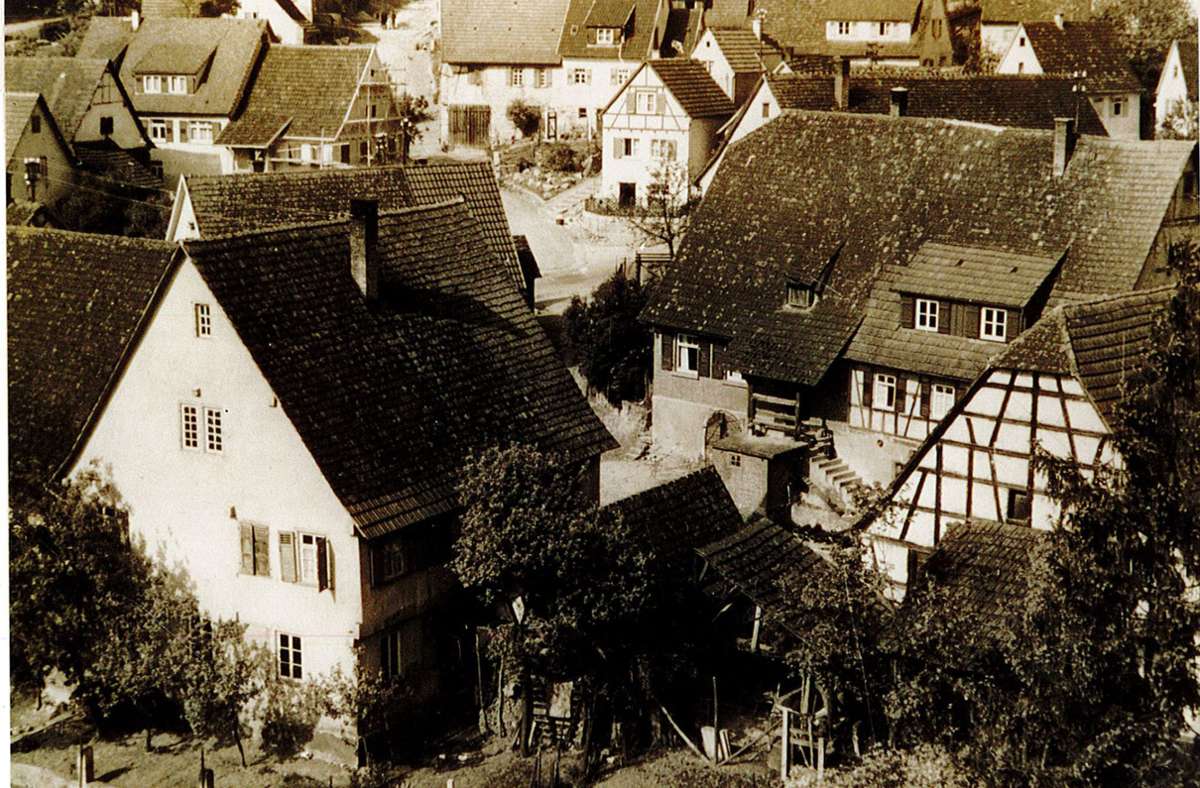 Neckarrems vom Kirchturm, ca. 1951