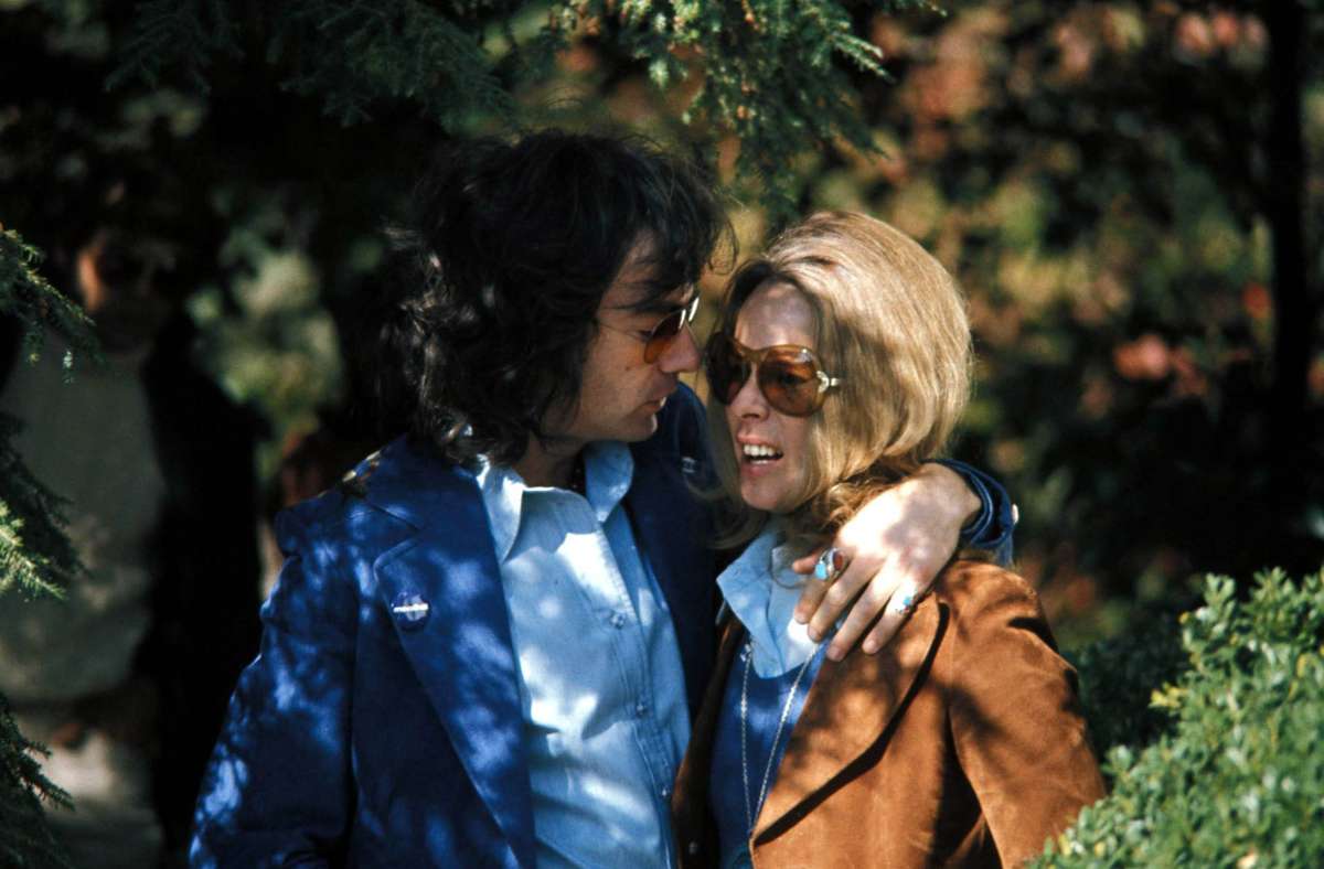 Neil Diamond 1972 mit seiner zweiten Frau Marcia Murphey