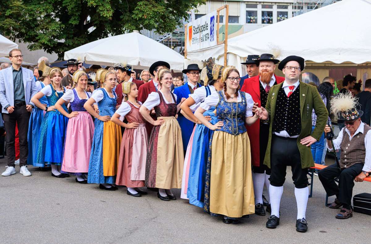 Der Wachauer Trachten- und Heimatverein aus der Partnerstadt Krems