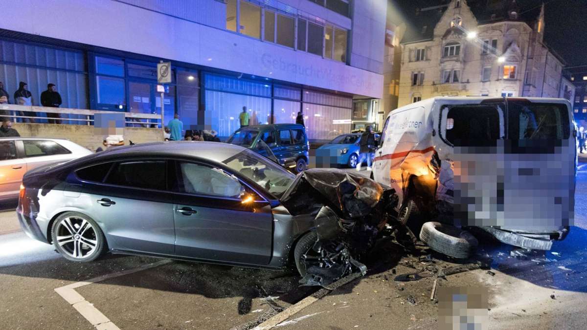 Der Unfall ereignete sich in Stuttgart-Ost.