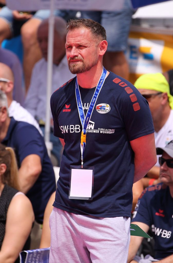 Zufrieden mit der Vorstellung seiner Mannschaft in Esslingen: Bietigheims Trainer Hannes Jon Jonsson.