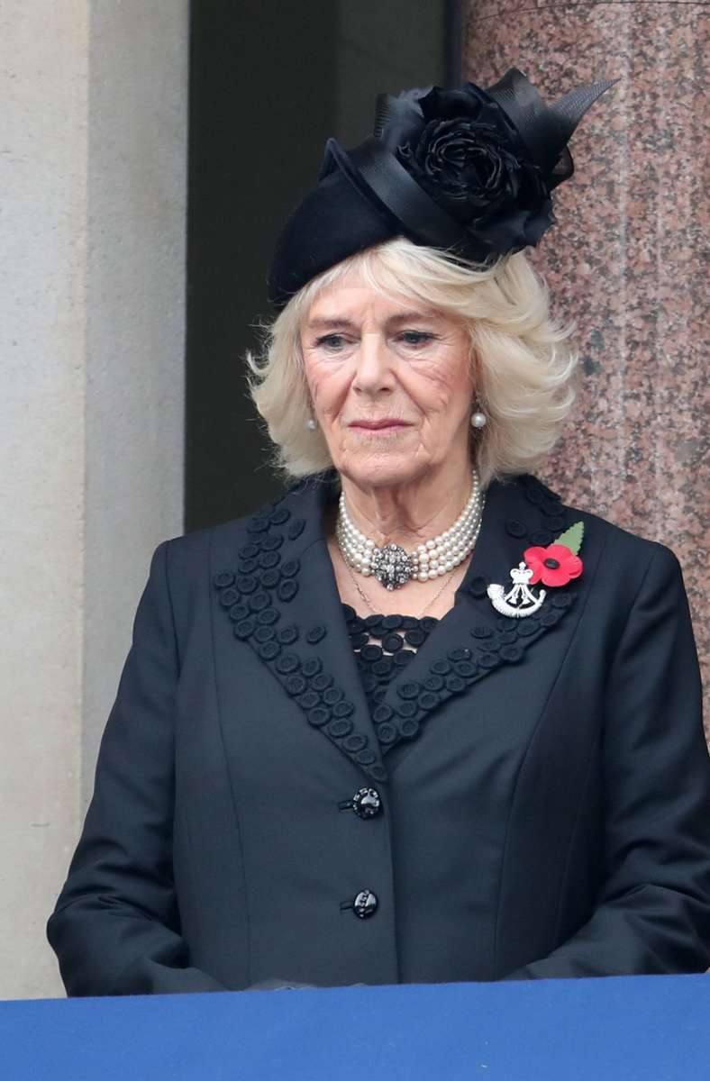 Der Gedenktag ist für Herzogin Camilla sichtbar eine emotionale Angelegenheit.