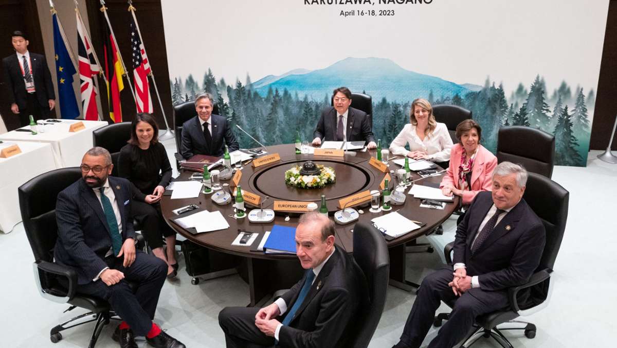 Krieg in der Ukraine: G7 droht Unterstützern von Russland mit „hohem Preis“