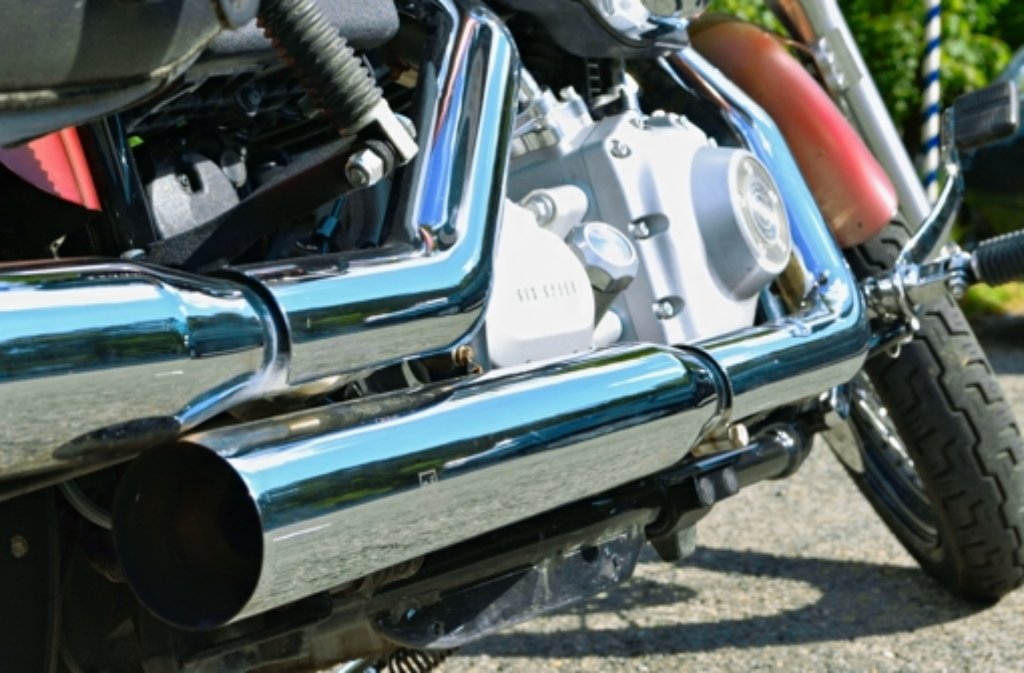 An einer Harley lässt sich der Sound auf Knopfdruck regulieren. Foto: B. Grau