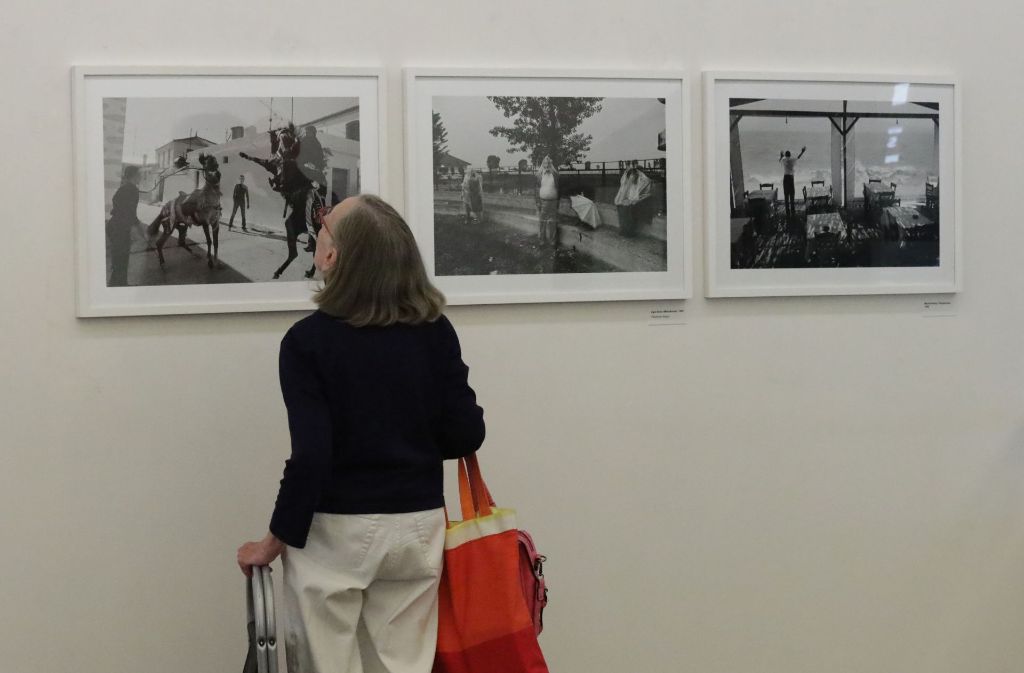 Die Bilder von Nikos Economopoulos sind in der Galerie der Stadt Fellbach ausgestellt.