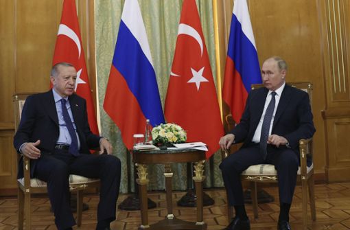 Mal Feinde, mal Freunde – Erdogan und Putin Foto: dpa/Uncredited