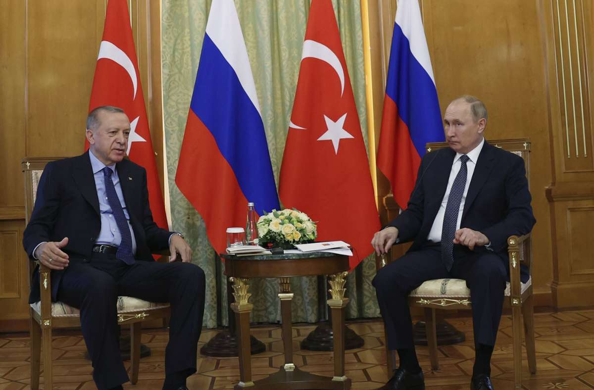 Mal Feinde, mal Freunde – Erdogan und Putin Foto: dpa/Uncredited