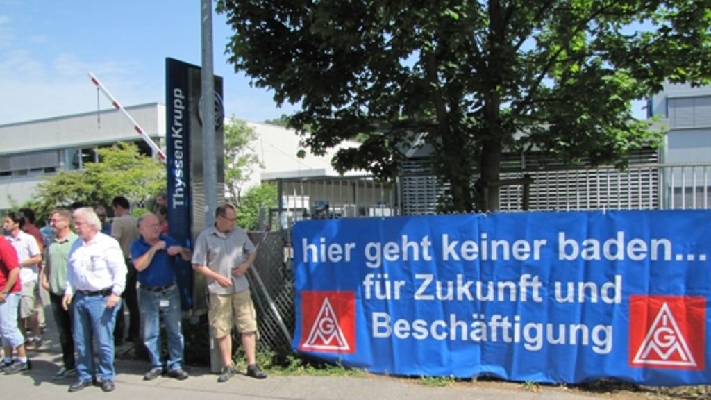 Thyssen-Krupp Presta Steering in Esslingen: Beschäftigte  legen  Konzept vor