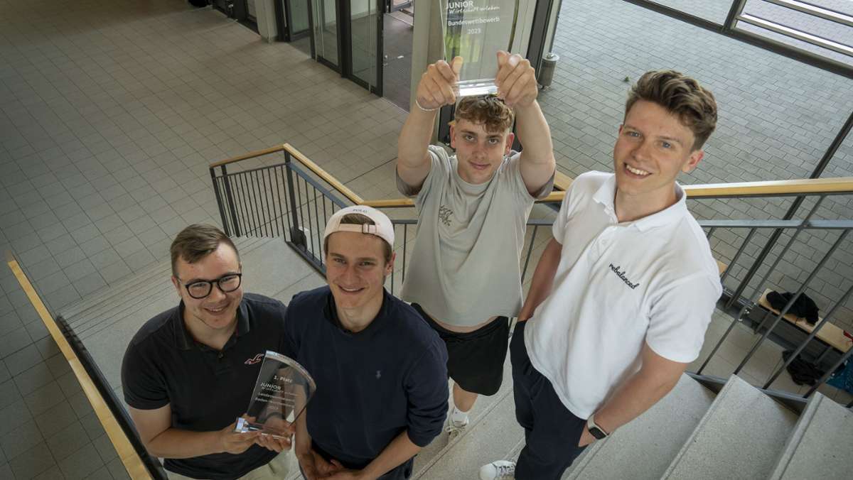 Schülerfirma am Gymnasium Rutesheim: Rebalanced ist Deutschlands beste Schülerfirma