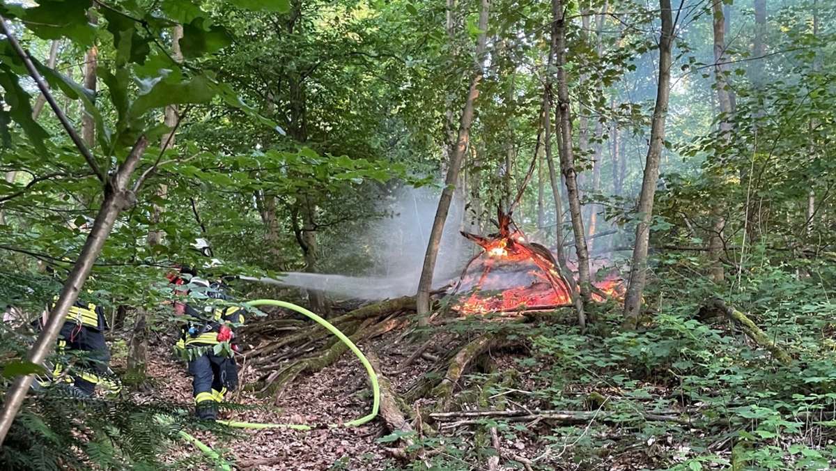 Einsatz in Stuttgart-Ost: Waldbrand ruft Feuerwehr auf den Plan