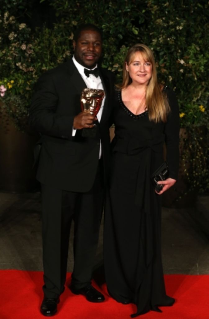 Regisseur Steve McQueen ("12 Years a Slave") mit seiner Lebensgefährtin Bianca Stigter