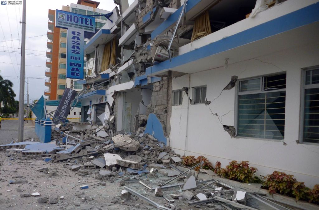 In Esmeraldas im Nordwesten von Ecuador kam es zu einem schweren Erdbeben. Foto: AFP