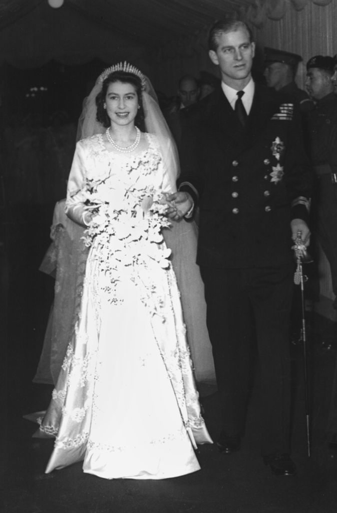20. November 1947: Elizabeth heiratet Leutnant Philip Mountbatten.