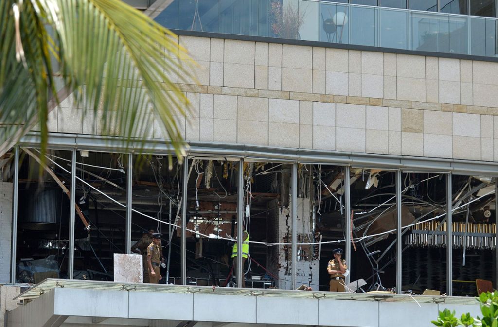 Die Explosionen trafen auch drei Luxus-Hotels in der Hauptstadt Colombo.