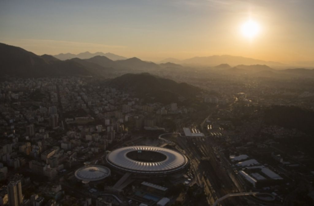 Hier endet die Reise der deutschen Nationalmannschaft am Sonntag. Das Maracanã-Stadion in Rio de Janeiro.