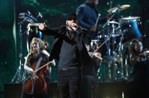 Eminem ist einer der glorreichen Fünf bei der Super-Bowl-Halbzeitshow. Foto: imago images/ZUMA Wire/AMPAS