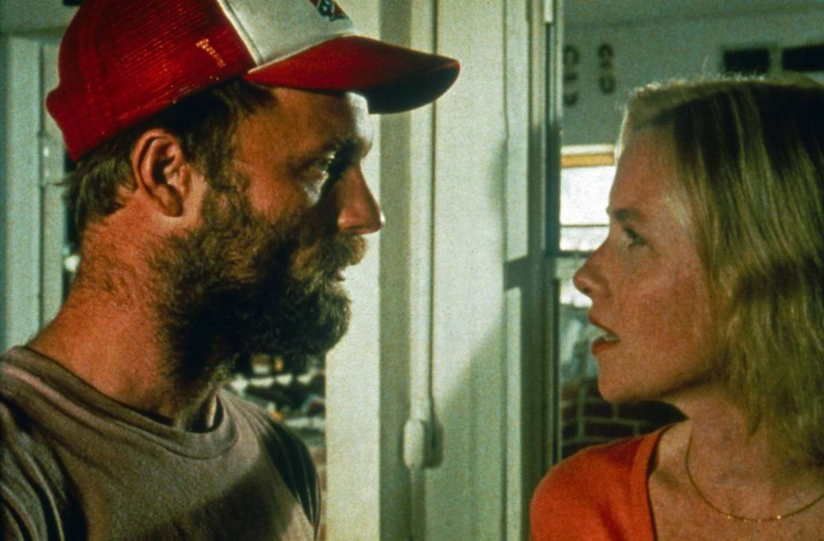 Ed Harris und Amy Madigan in „Alamo Bay“ (1985)