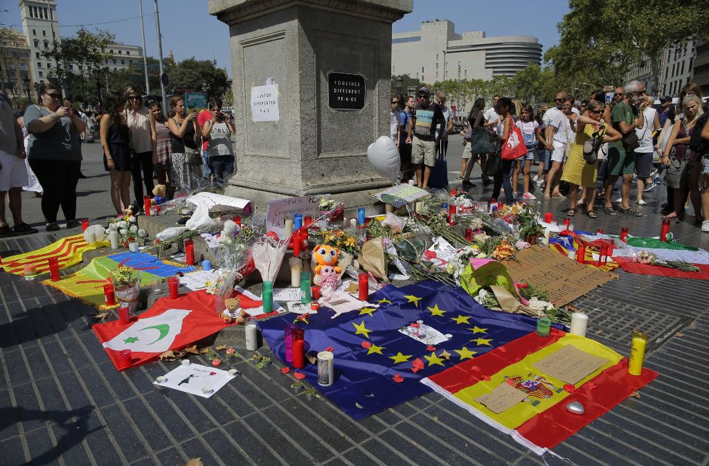Die Menschen in Spanien sind tief getroffen von den Terroranschlägen in Cambrils und Barcelona.