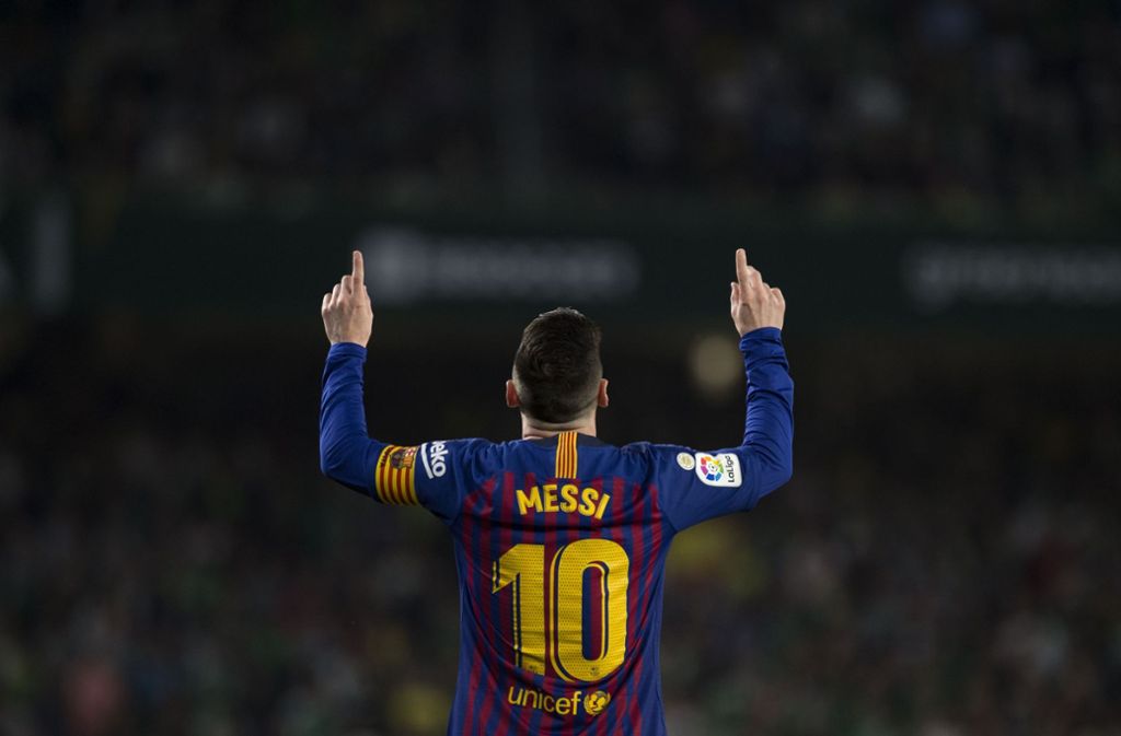 Platz 2: Lionel Messi, Spielmacher des FC Barcelona, ist mit umgerechnet 98,5 Millionen Euro Gesamteinnahmen im Jahr 2018 der Topverdiener unter den Fußballprofis.