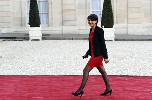 Najat Vallaud-Belkacem , französische Bildungsministerin, will spezielle  Deutschklassen an den Schulen ihres Landes abschaffen. Foto: AFP