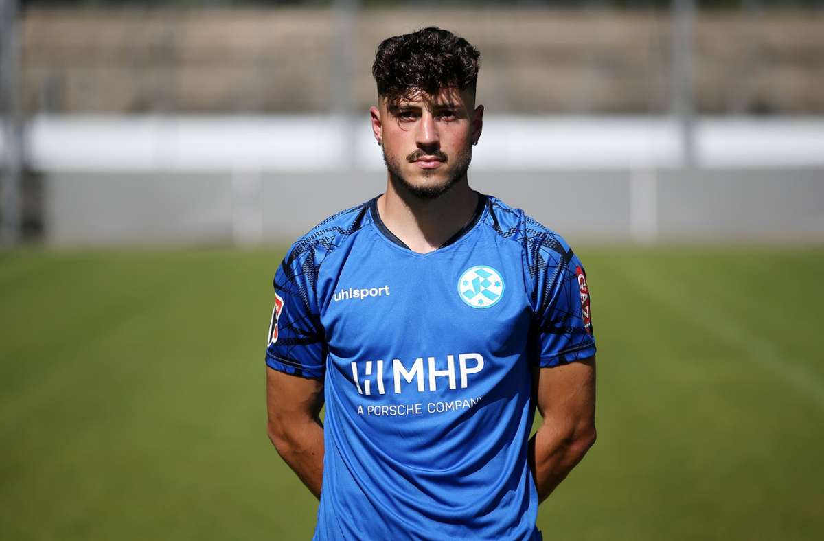 Offensivmann Flamur Berisha (22) kam vom Regionalliga-Aufsteiger SGV Freiberg.