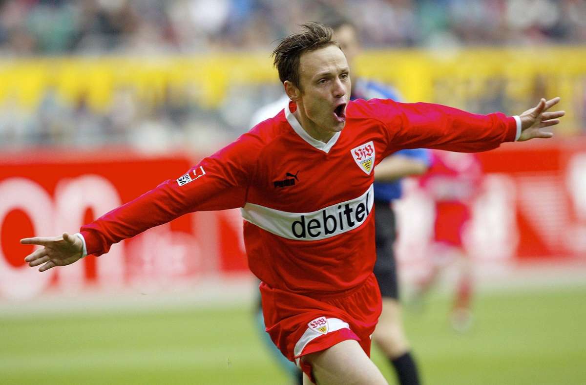 Heiko Gerber markierte in der Anfangsphase das 1:0 für den VfB Stuttgart.