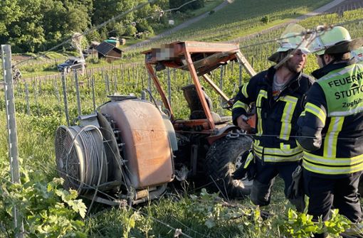 Der Traktor hatte sich mehrfach überschlagen. Foto: 7aktuell.de/Andreas Werner/7aktuell.de | Andreas Werner