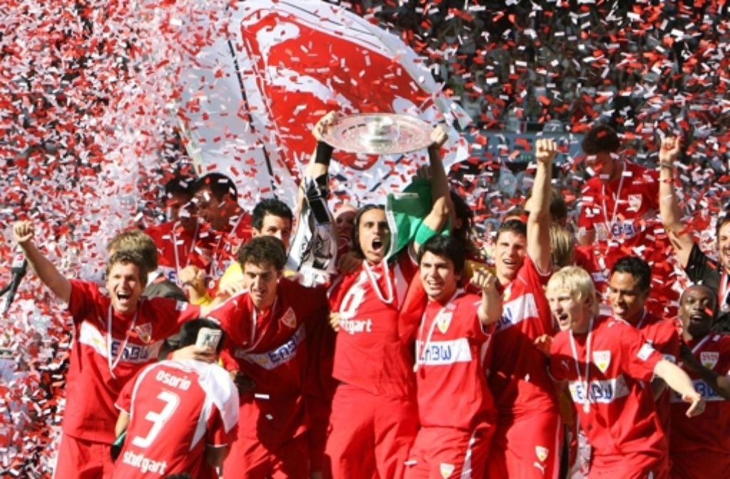2007 wird Christian Gentner mit dem VfB Stuttgart Deutscher Meister.