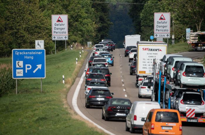 Staugefahr in Baden-Württemberg: Abschnitte der A8 und A6 am Wochenende gesperrt