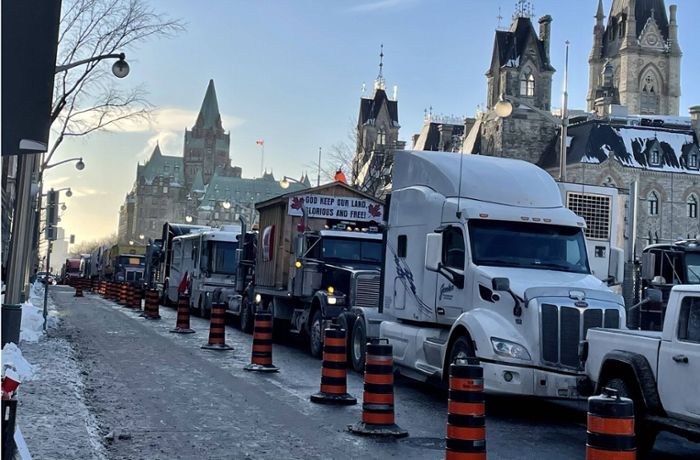 Trucker-Protest macht Kanadiern Angst