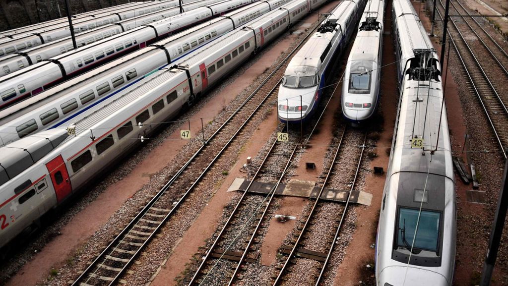 Bahnstreik in Frankreich: Einschränkungen im Bahnverkehr von Sonntag an