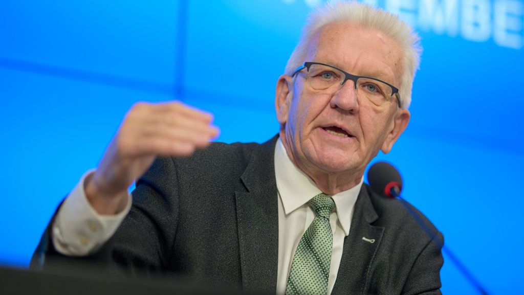 Ministerpräsident von Baden-Württemberg: Kretschmann übt scharfe Kritik an Klimapaket