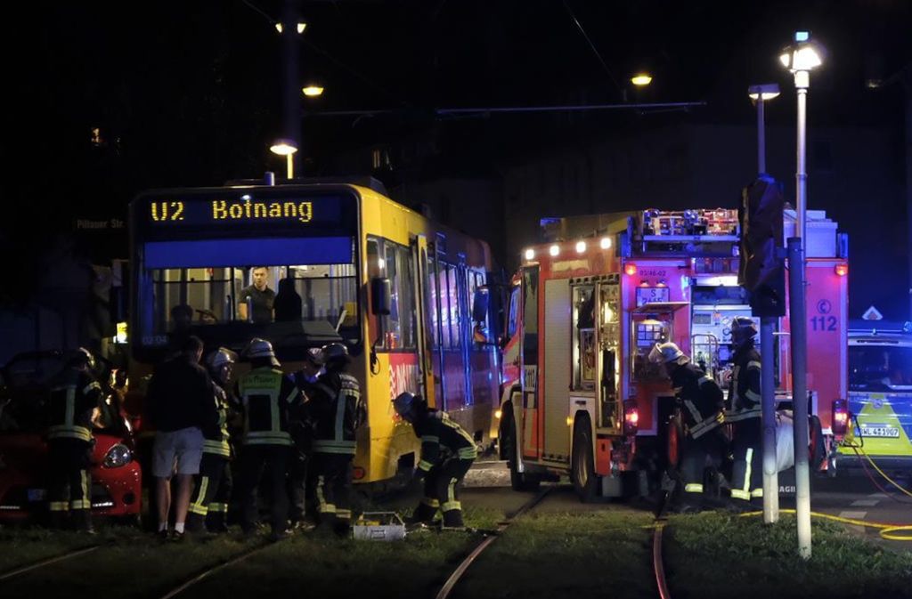 In Bad Cannstatt ereignete sich ein Stadtbahnunfall.