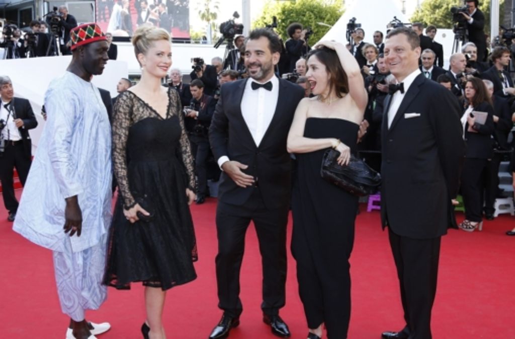 Regisseur Moussa Toure, Schauspielerin Maria Bonnevie, Regisseur Pablo Trapero, Schauspielerin Geraldine Pailhas und Peter Becker (von links).