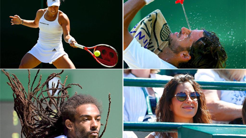  Spieler, Fans, Promis und kuriose Schnappschüsse - in unserer Fotostrecke zeigen wir die besten Bilder vom Turnier in Wimbledon. 