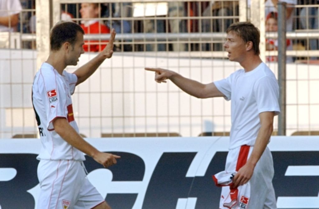 2005/06: Platz 9. Auf dem Bild: Jon Dahl Tomasson (rechts) und Teamkollege Danijel Ljuboja.