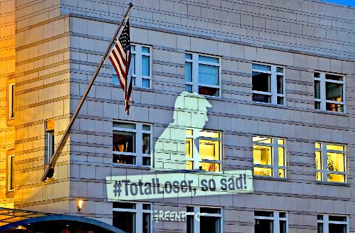 Donald Trump – in den Augen von Greenpeace ein Loser, ein Verlierer. Foto: AP